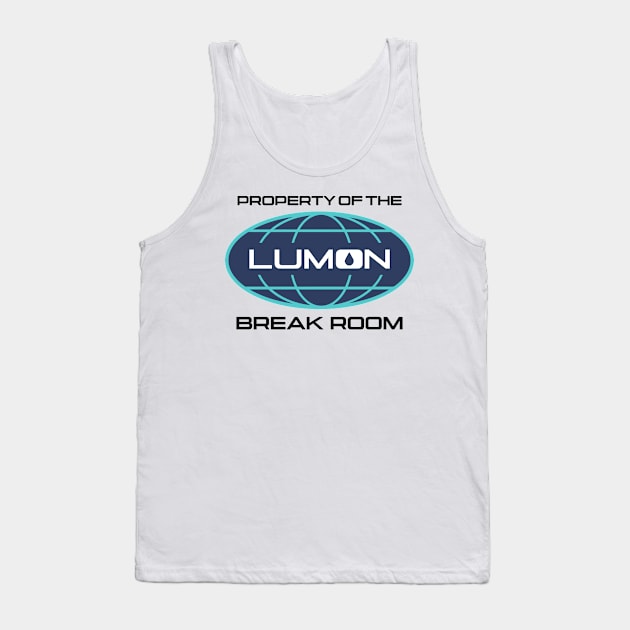 Lumon Break Room mug Tank Top by harebrained